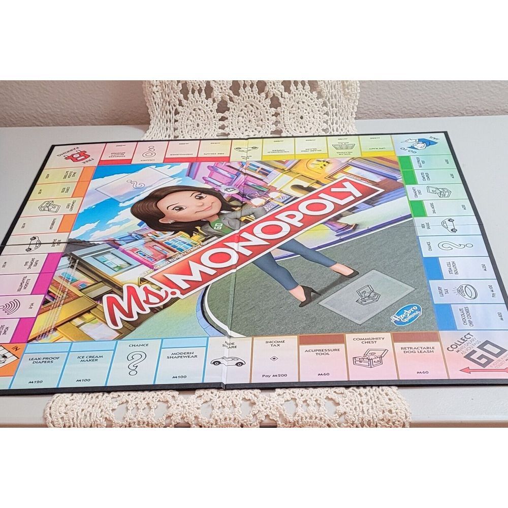 Hasbro NEW * Ms Monopoly * Board Game Ages 8+ Women Investors Property Trading - Picture 6 of 7